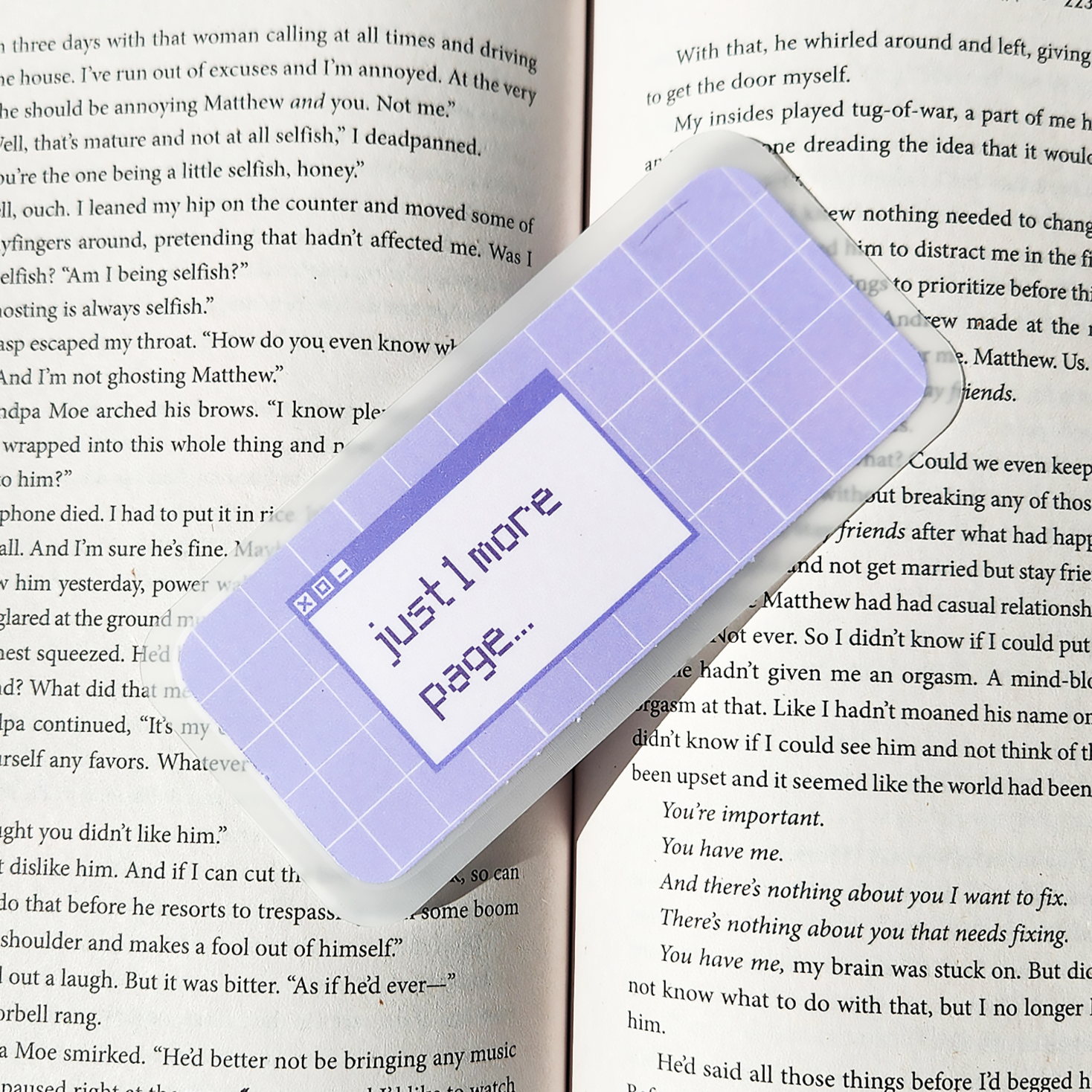 Just 1 More Page Bookmark