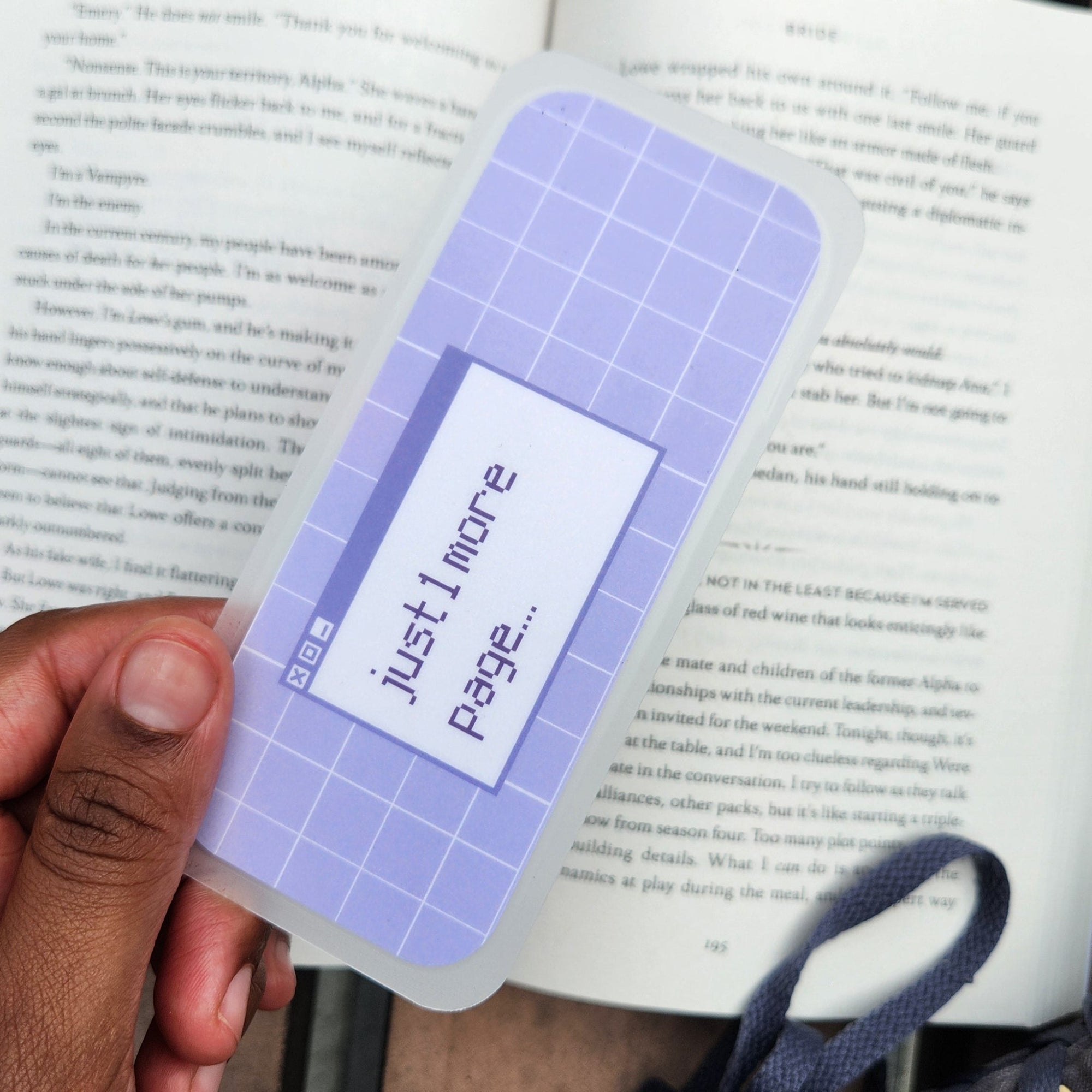 Just 1 More Page Bookmark