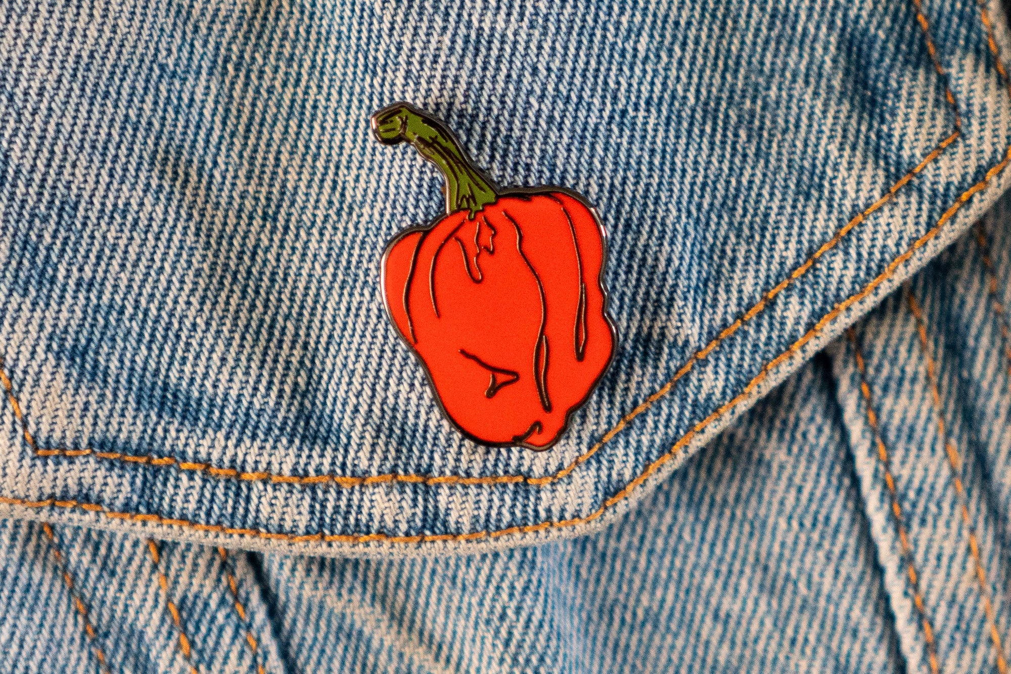 Enamel Pin: Scotch Bonnet