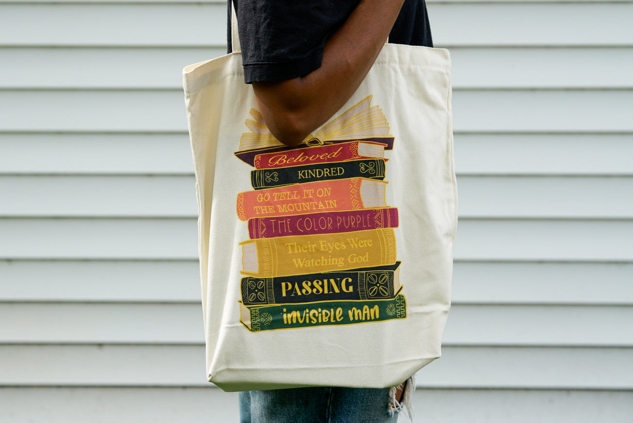 Canvas Tote Bag - Black Literary Classics